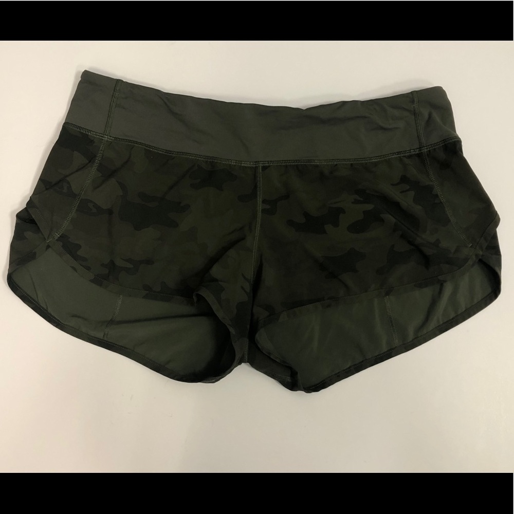 Lululemon RARE Savasana Camo Fatigue Speed Shorts